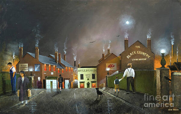 England Poster featuring the painting The Blackcountry Living Museum - England by Ken Wood