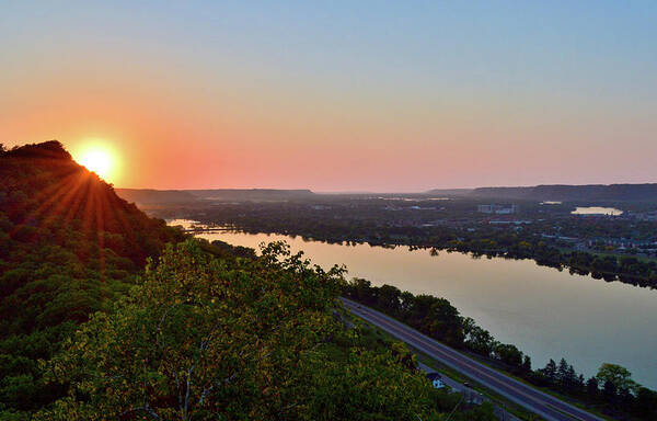 Sunset Poster featuring the photograph Around the Bend by Susie Loechler