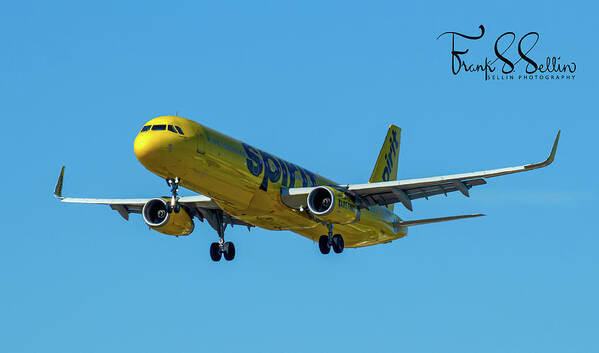 2019 Poster featuring the photograph Big Yellow Airbus by Frank Sellin