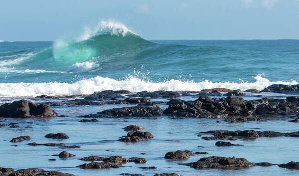 Hawaii Poster featuring the photograph Blue Crush by Tony Spencer