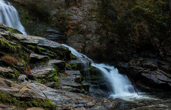 Cullasaja Falls Poster featuring the photograph Cullasaja Falls Long Exposure by Dan Sproul