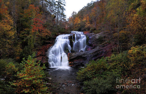 Bald Rive Falls Poster featuring the photograph Falls Glory by Rick Lipscomb