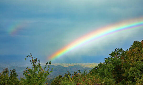 Rainbow Poster featuring the photograph God's Promise by Gina Fitzhugh