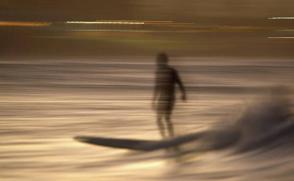 Surf Poster featuring the photograph In motion 4 by Nicolas Lombard