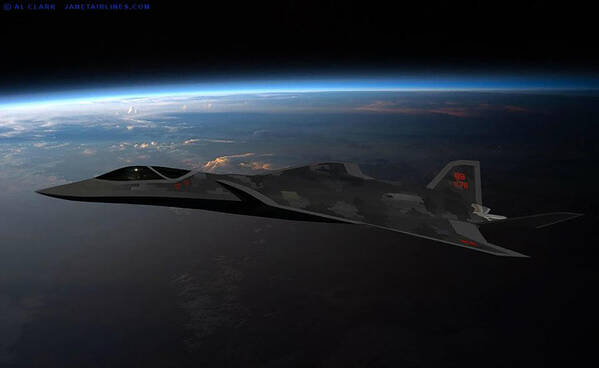 Lmt Poster featuring the digital art Lockheed LMT Intel Raven R by Custom Aviation Art