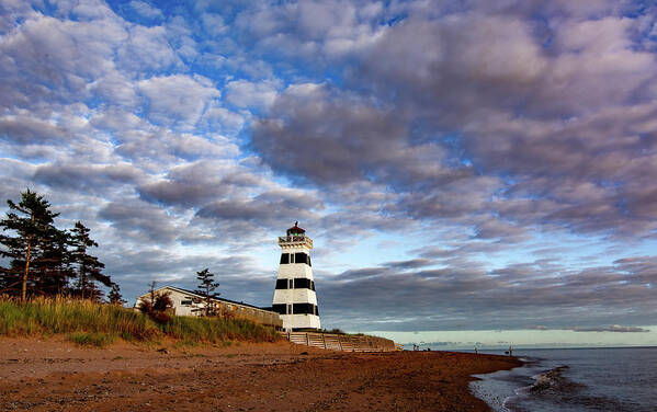 Pei Poster featuring the photograph Mackerel Sky by Marcy Wielfaert