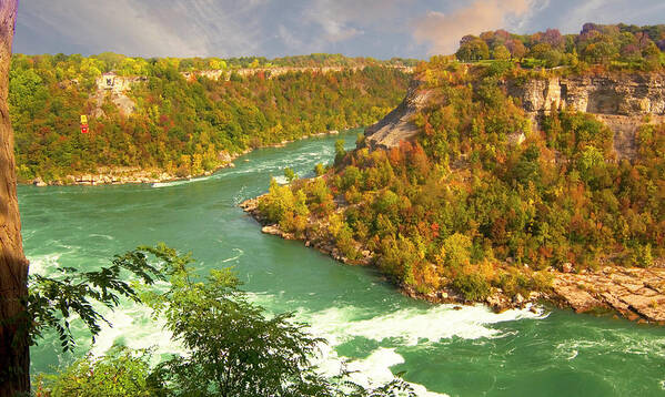 Niagara River Gorge Photo Poster featuring the photograph Niagara River Gorge Canada by Bob Pardue