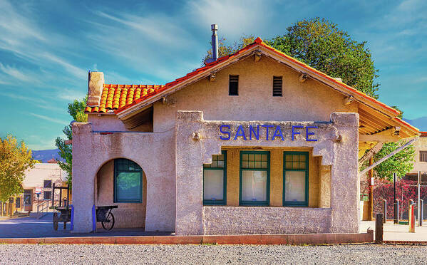 Santa Fe Poster featuring the photograph Santa Fe Station by Stephen Anderson