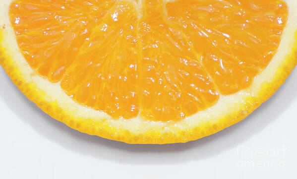 Orange Poster featuring the photograph Summer fruit orange slice by Jorgo Photography