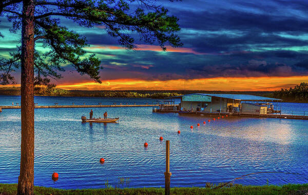 Sunset Poster featuring the photograph Sunset at DeGray Lake State Park by James C Richardson