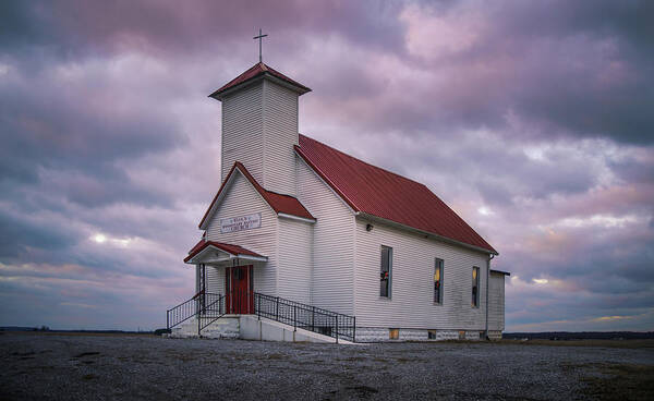 Rural Poster featuring the photograph Wasson Church by Grant Twiss