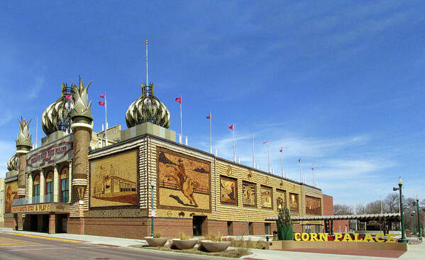 Corn Poster featuring the photograph Worlds Only Corn Palace 2020-2021 by Richard Stedman