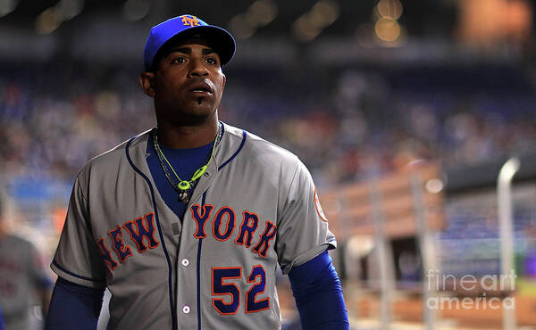 Yoenis Cespedes Poster featuring the photograph Yoenis Cespedes by Mike Ehrmann