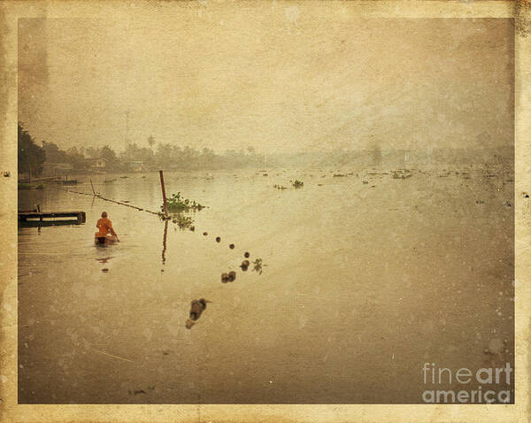 Thailand Poster featuring the photograph Thai river life #1 by Setsiri Silapasuwanchai