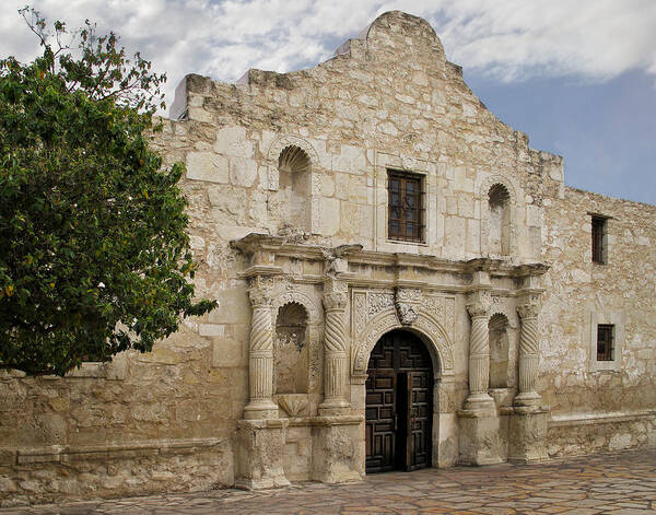 Alamo Poster featuring the photograph The Alamo #1 by David and Carol Kelly