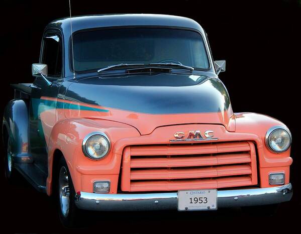 Truck Poster featuring the photograph 1953 GMC Pick-up by Davandra Cribbie