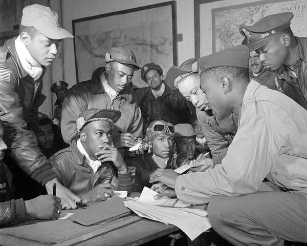 classic Poster featuring the photograph Tuskegee Airmen #4 by Retro Images Archive