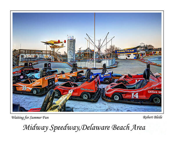 Go Carts Poster featuring the photograph Waiting for Summer #4 by Gene Bleile Photography 