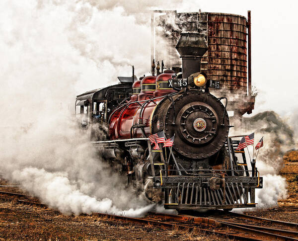Steam Poster featuring the photograph All Steamed Up by Mary Jo Allen