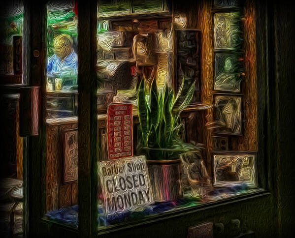 Barber Poster featuring the photograph Barber - Closed Mondays II by Lee Dos Santos