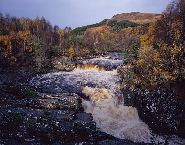 Scotland Poster featuring the photograph Blackwater Falls - Scotland by Tom Daniel