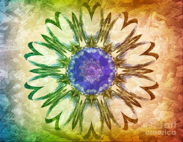 Kaleidoscope Poster featuring the photograph Divine Warmth by Judy Palkimas
