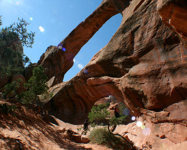 Arches National Park Poster featuring the photograph Double O Arch by Jon Emery