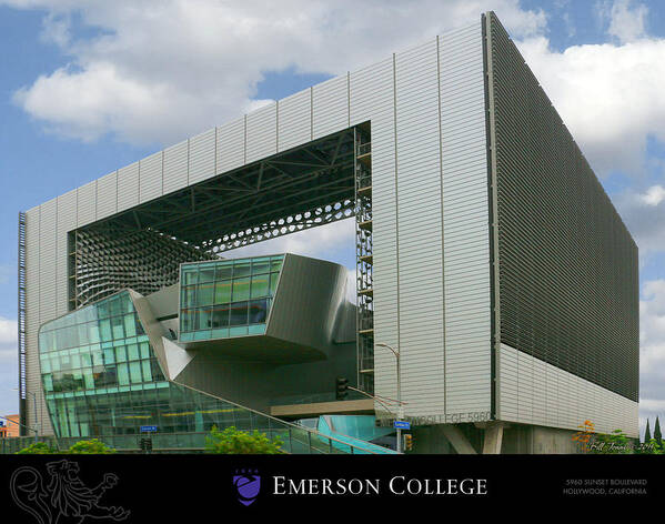 Emerson College Poster featuring the photograph Emerson College by Bill Jonas