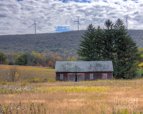 Windmill Poster featuring the photograph Energy by Rick Kuperberg Sr