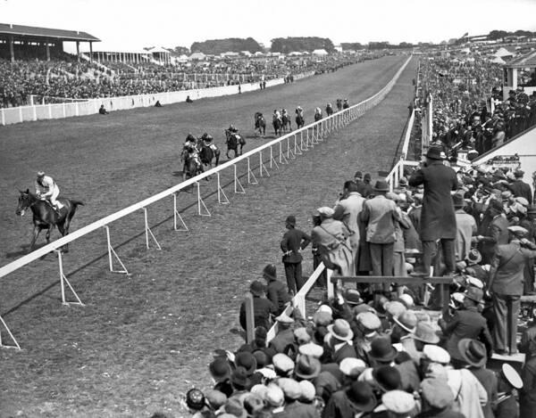 1929 Poster featuring the photograph Epsom Derby Victory by Underwood Archives