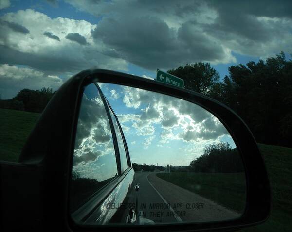 Cloudscape Poster featuring the photograph Going to Winona by Rosanne Licciardi