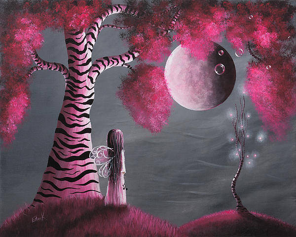 Pink Art Poster featuring the painting Home At Last by Shawna Erback by Moonlight Art Parlour