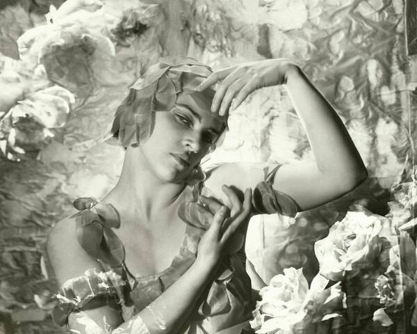 Actress Poster featuring the photograph Kyra Nijinsky In Le Spectre De La Rose by Cecil Beaton