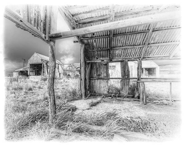 Hdr Poster featuring the photograph Life as a Shed by Wayne Sherriff