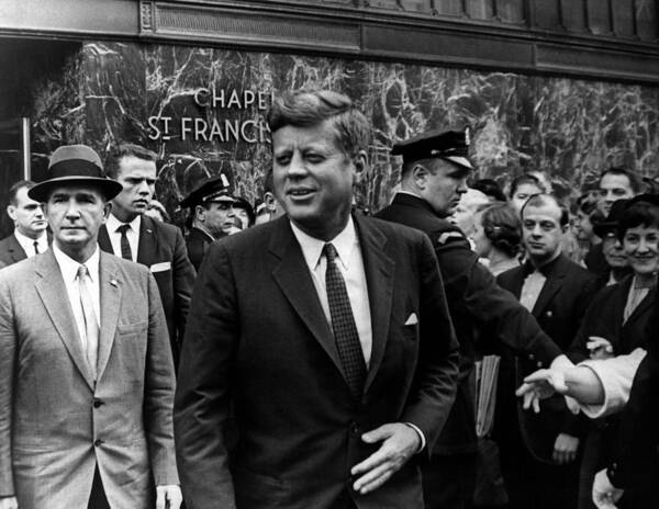 President Poster featuring the photograph John F. Kennedy #10 by Retro Images Archive