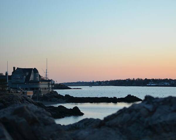 Marblehead Poster featuring the photograph Marblehead at Dusk Chandler Hovey Park by Toby McGuire