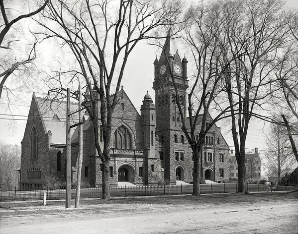 Mary Lyon Hall Poster featuring the photograph Mary Lyon Hall - Mount Holyoke College by Georgia Clare