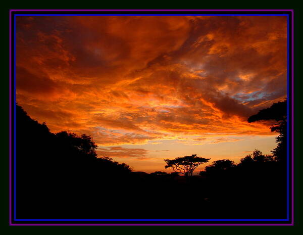 Sunrise Poster featuring the photograph Morning in Africa by MarvL Roussan