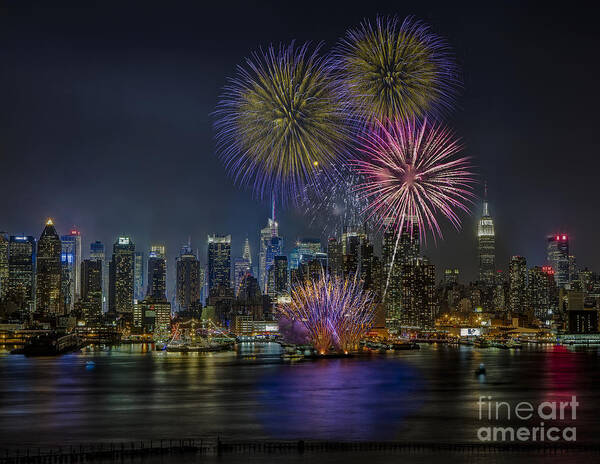 New York City Poster featuring the photograph NYC Celebrates Fleet Week by Susan Candelario