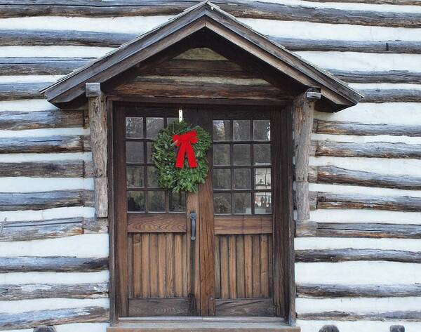 Cabins Poster featuring the photograph Old Time Door by Robert Margetts