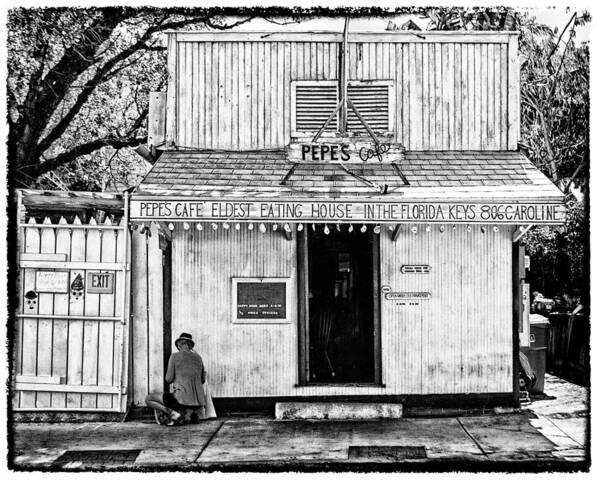 Americana Poster featuring the photograph Pepes Cafe by Robert FERD Frank