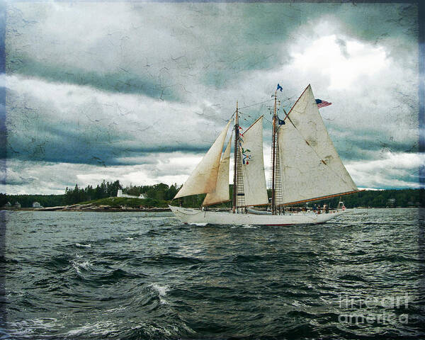 Tall Poster featuring the photograph Sailing Away by Alana Ranney