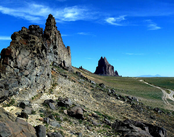 Shiprock Poster featuring the photograph Shiprock by Alan Socolik