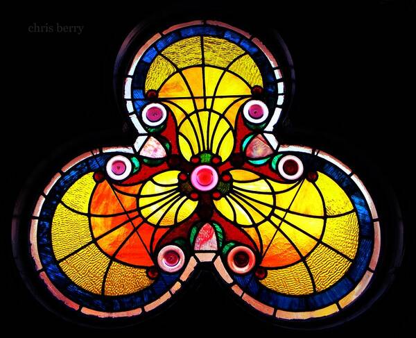 Window Poster featuring the photograph Stained Glass by Chris Berry