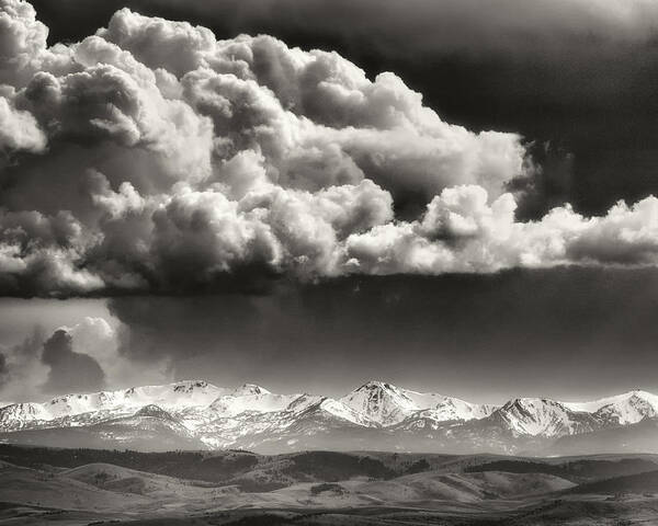 Montana Poster featuring the photograph Storm Brewing by Joan Herwig