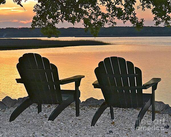 Sunset Poster featuring the photograph Sunset Serenity by Carol Bradley