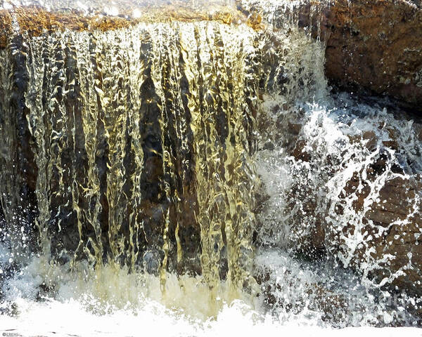 Waterfall Poster featuring the photograph Swift River Falls Nh by Lizi Beard-Ward