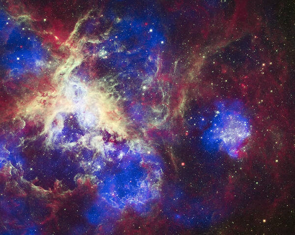 3scape Poster featuring the photograph Tarantula Nebula by Adam Romanowicz