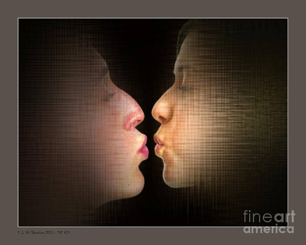 Girl Poster featuring the photograph The Kiss by Pedro L Gili