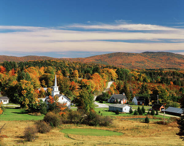 Adnt Poster featuring the photograph USA, Vermont, Northeast Kingdom, View by Walter Bibikow